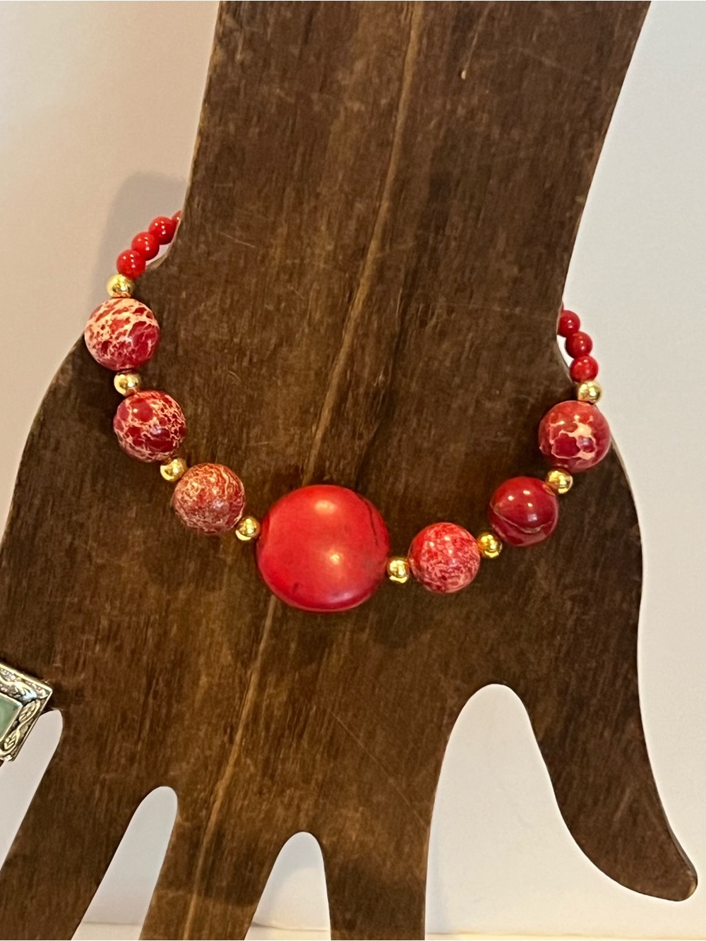 Brecciated Jasper Beaded Bracelet